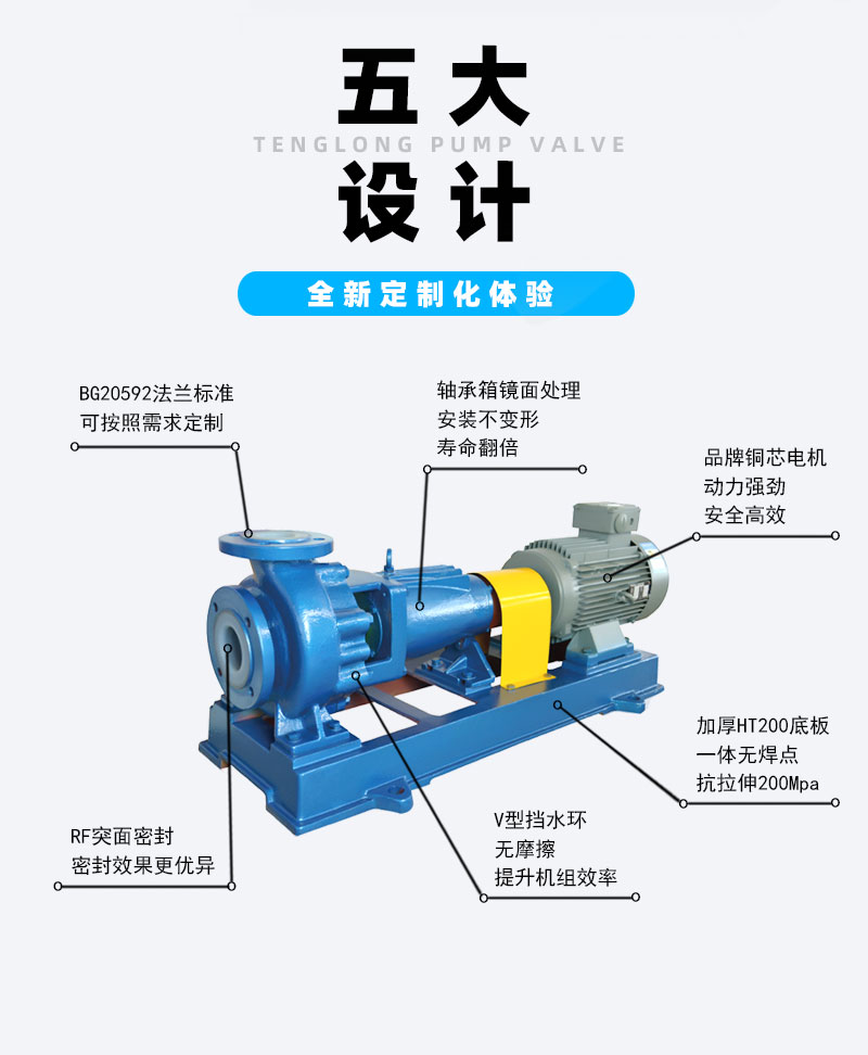 氟塑料离心泵特点