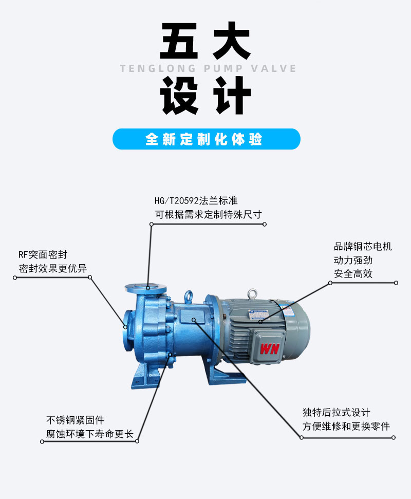 氟塑料磁力泵特点