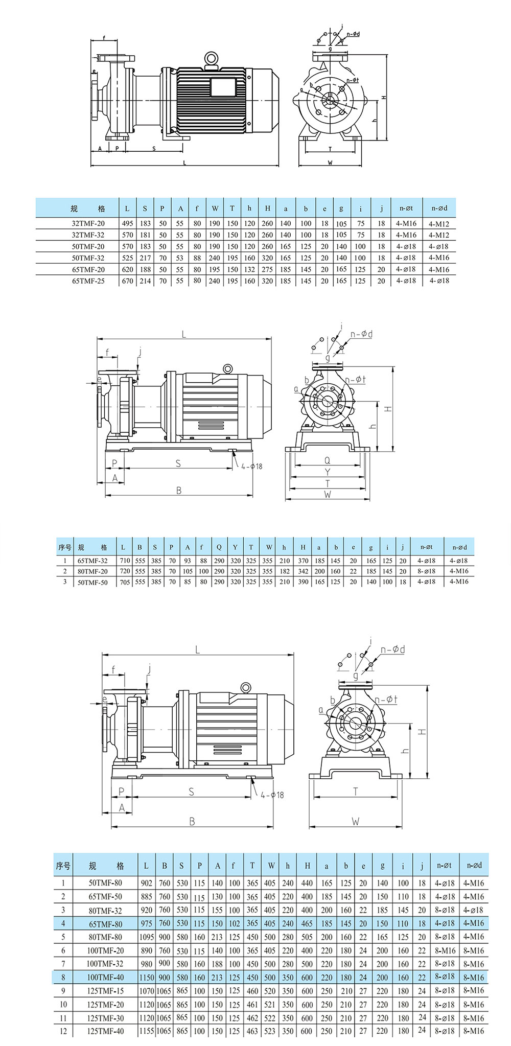 TMF-氟塑料磁力泵